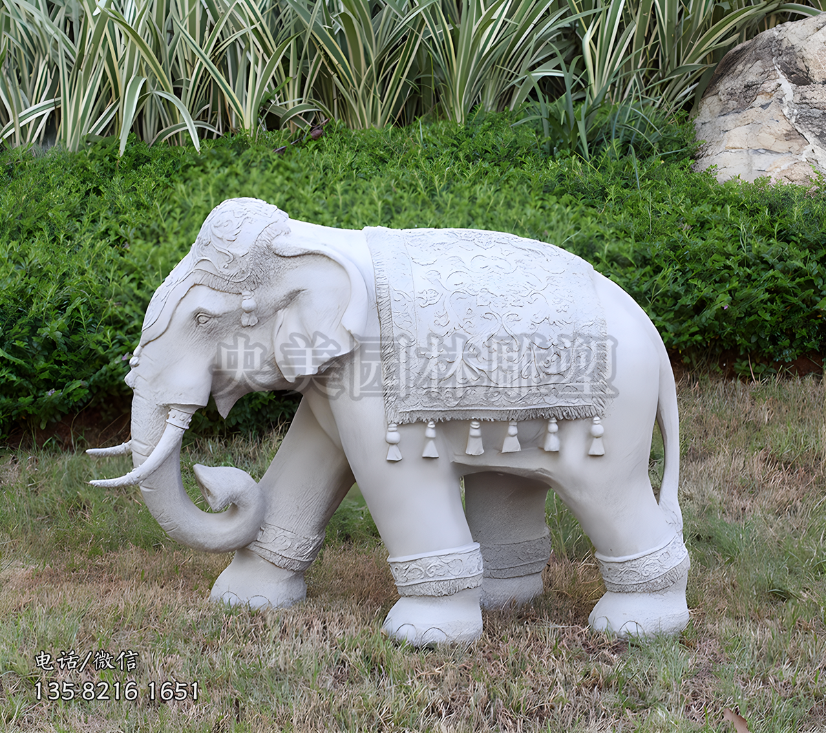 泰式石雕大象