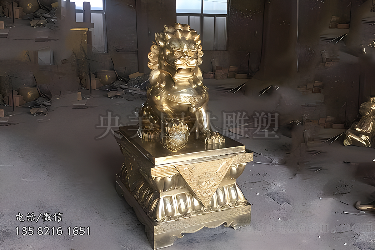 天安門(mén)銅獅子雕塑