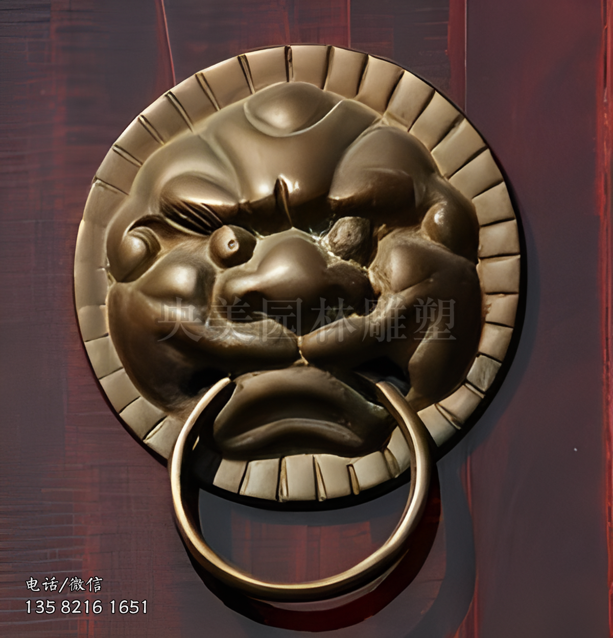 大門(mén)上的狴犴門(mén)環(huán)