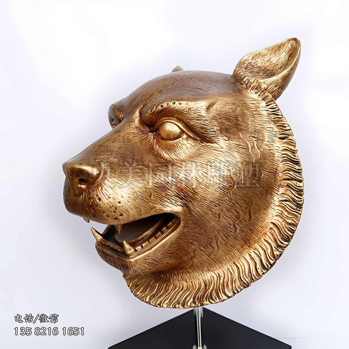 十二生肖之銅雕虎頭