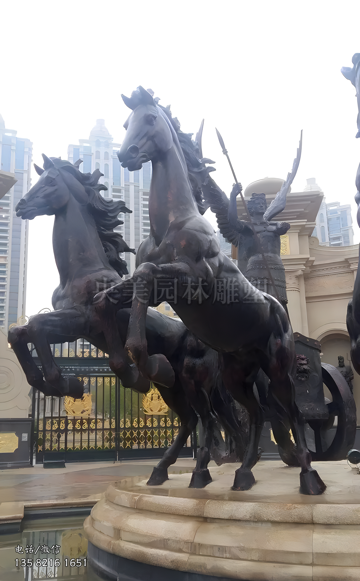 阿波羅戰(zhàn)車之銅雕馬