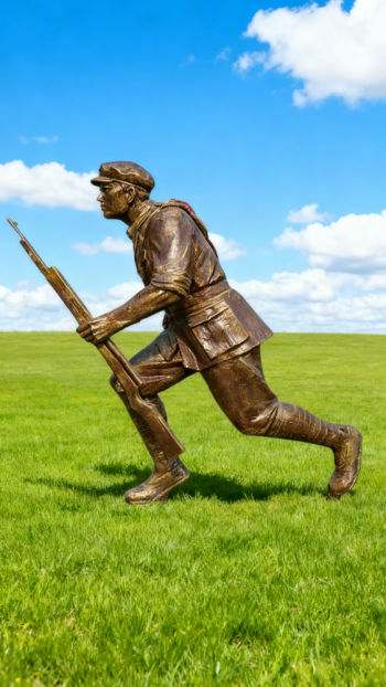 玻璃鋼仿銅紅軍雕塑 (11)