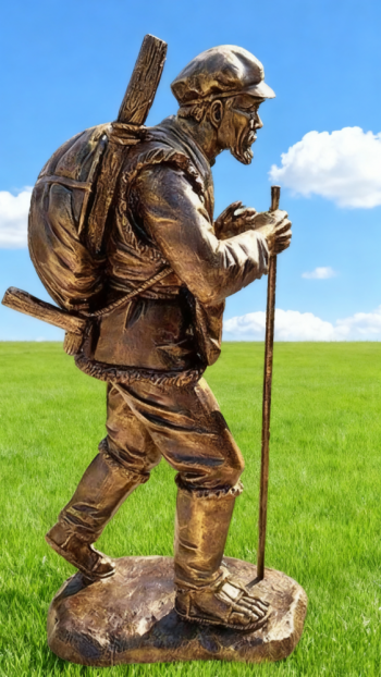 玻璃鋼仿銅紅軍雕塑 (15)