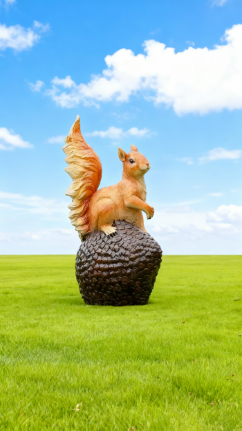 玻璃鋼仿真松鼠雕塑 (8)