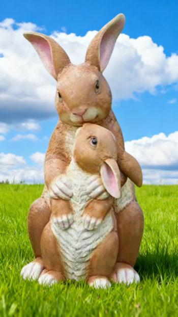 玻璃鋼仿真兔子雕塑 (5)