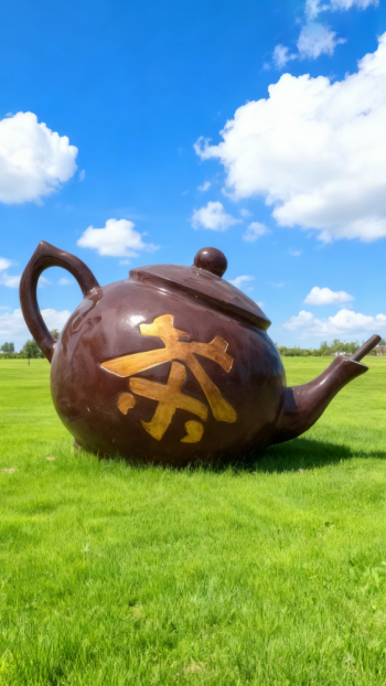 玻璃鋼大茶壺雕塑 (8)