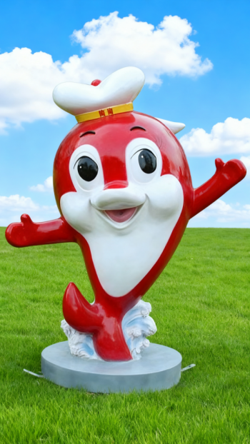 玻璃鋼卡通海豚雕塑 (8)