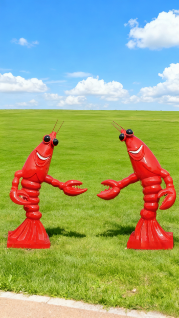 玻璃鋼龍蝦雕塑 (9)