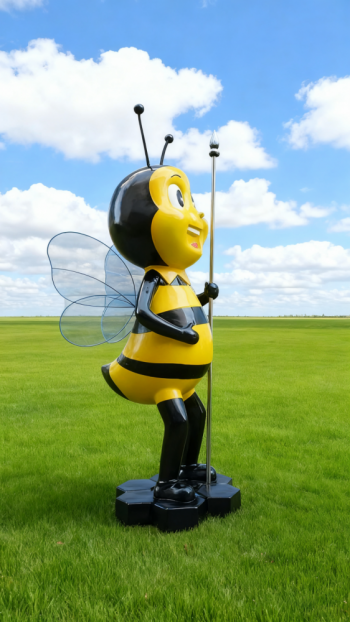 玻璃鋼卡通蜜蜂雕塑 (22)
