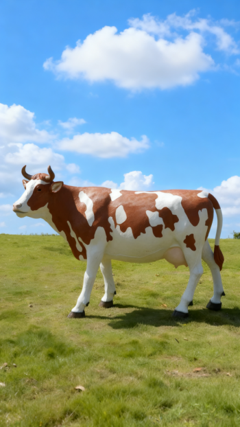 玻璃鋼奶牛雕塑 (5)