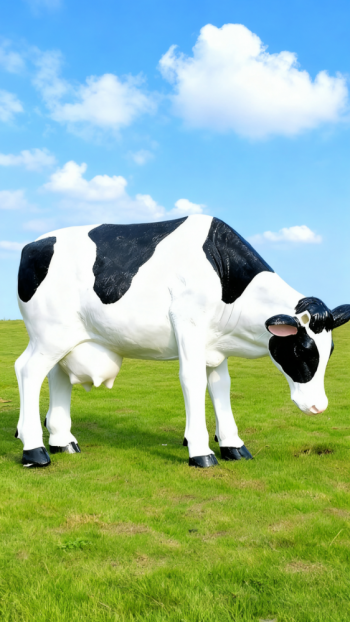 玻璃鋼奶牛雕塑 (20)