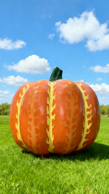 玻璃鋼南瓜雕塑 (4)