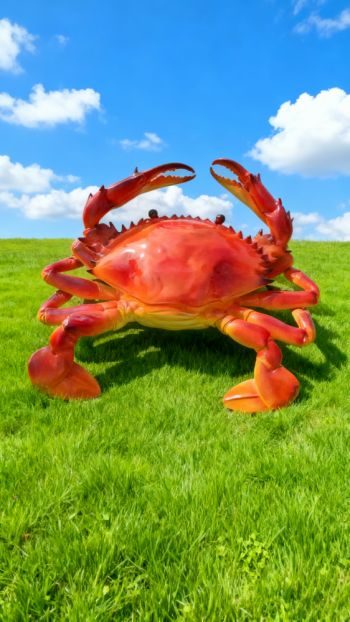 玻璃鋼螃蟹雕塑 (10)