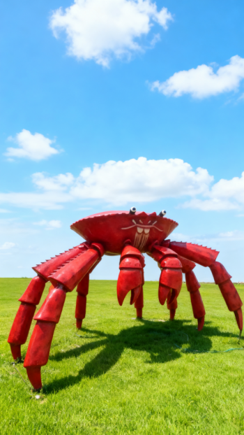 玻璃鋼螃蟹雕塑 (11)