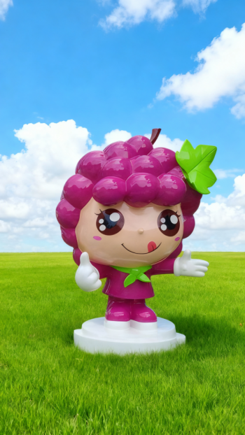 玻璃鋼葡萄雕塑 (3)