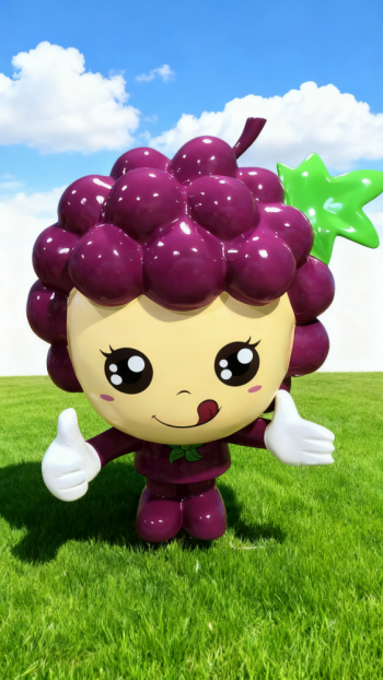 玻璃鋼葡萄雕塑 (4)