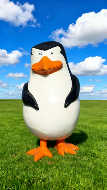 玻璃鋼企鵝雕塑 (6)