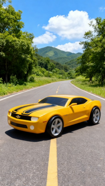 玻璃鋼汽車雕塑 (1)