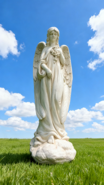 玻璃鋼天使雕塑 (7)