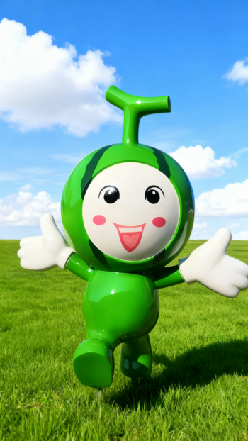 玻璃鋼西瓜雕塑 (9)