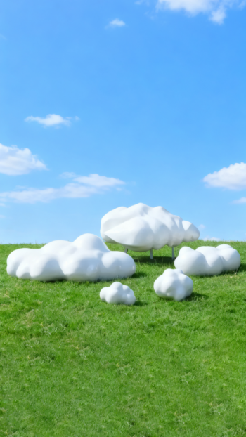 玻璃鋼云朵雕塑 (15)