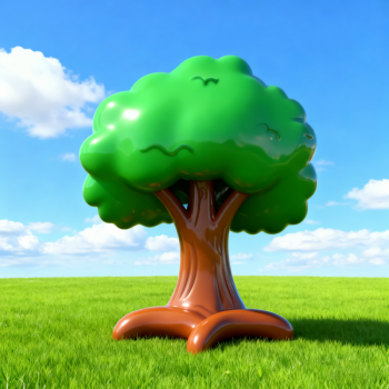 玻璃鋼卡通榕樹(shù)雕塑