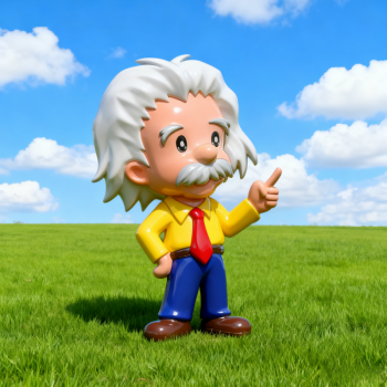 玻璃鋼卡通愛(ài)因斯坦雕塑