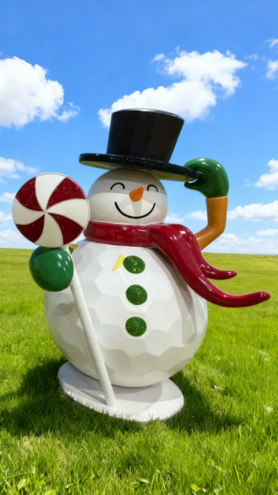 圣誕主題雕塑 (5)