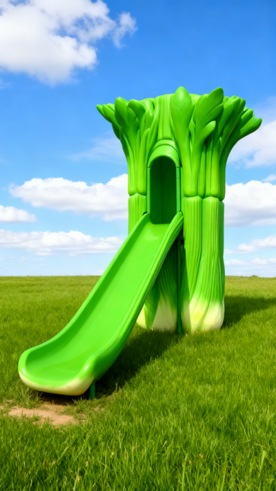 仿真芹菜造型滑梯