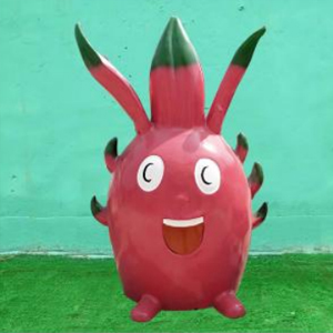 卡通火龍果 玻璃鋼