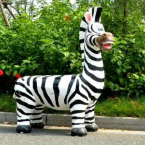 斑馬座椅 玻璃鋼