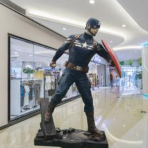 美國隊(duì)長 玻璃鋼復(fù)仇者聯(lián)盟卡通動(dòng)漫人物