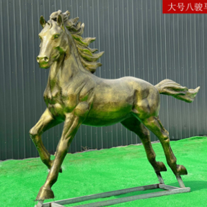 仿銅駿馬玻璃鋼