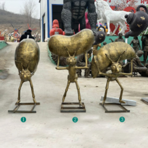 玻璃鋼仿銅螞蟻搬家