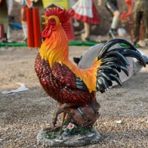 仿真公雞玻璃鋼