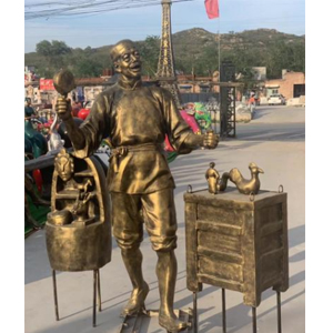 賣貨郎玻璃鋼仿銅