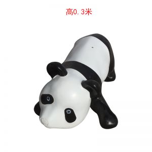 仿真熊貓 玻璃鋼