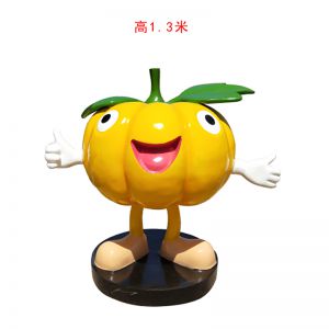 南瓜卡通人物玻璃鋼