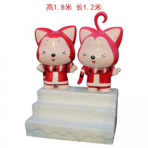 卡通玻璃鋼阿貍