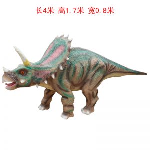 三角龍玻璃鋼仿真恐龍