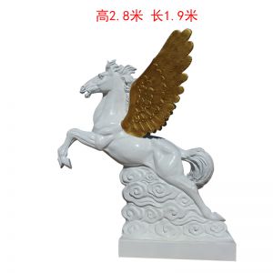 云彩金翅飛天馬 玻璃鋼