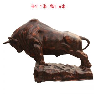 玻璃鋼仿銅開荒牛