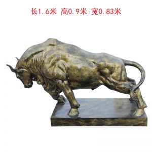 仿銅開荒牛玻璃鋼