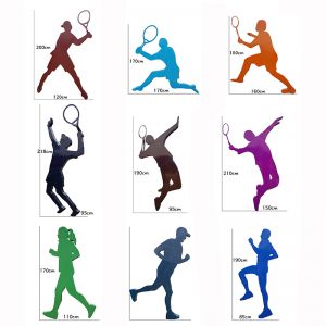 運(yùn)動(dòng)人物玻璃鋼抽象剪影