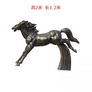 玻璃鋼仿銅奔馬