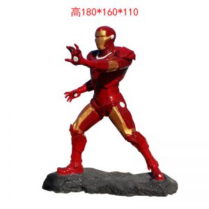 鋼鐵俠玻璃鋼動漫人物