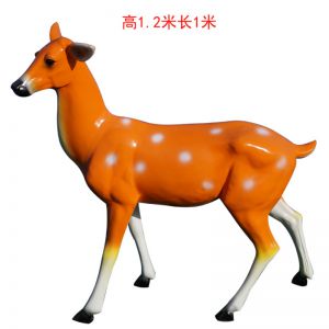 仿真梅花鹿玻璃鋼