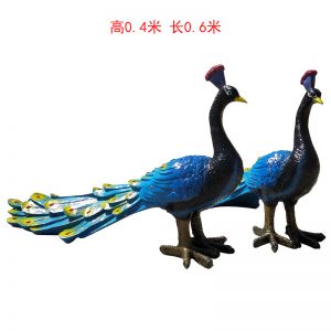 孔雀玻璃鋼仿真